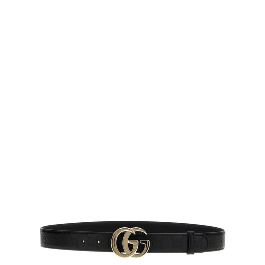 Gucci Black Calfskin Regular Belt