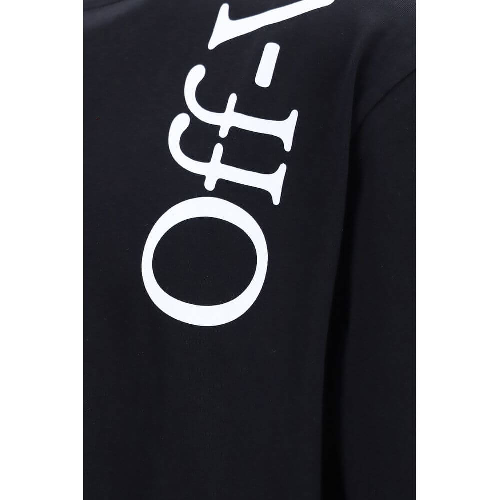 Off-White Black Cotton T-Shirt