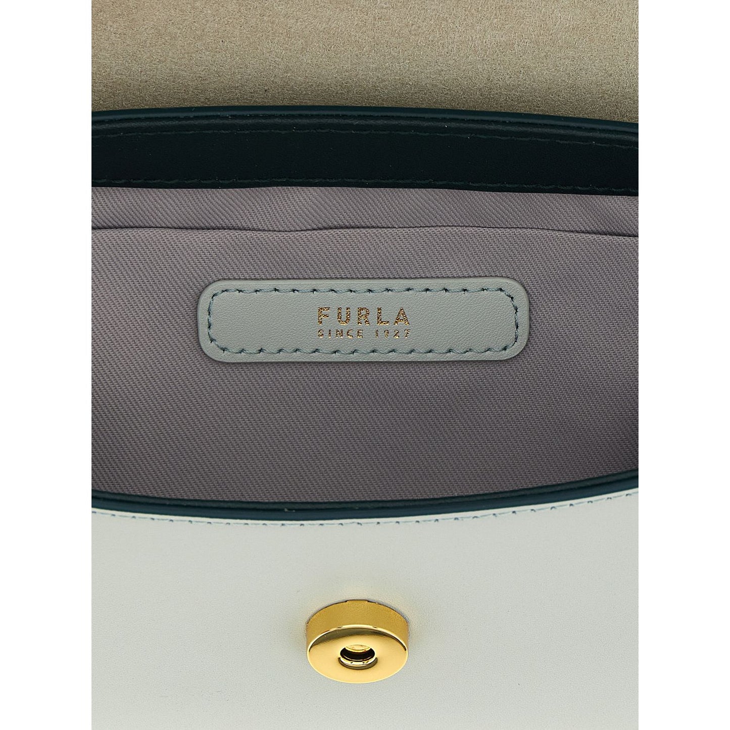 Furla Bicolor Calfskin Handbag