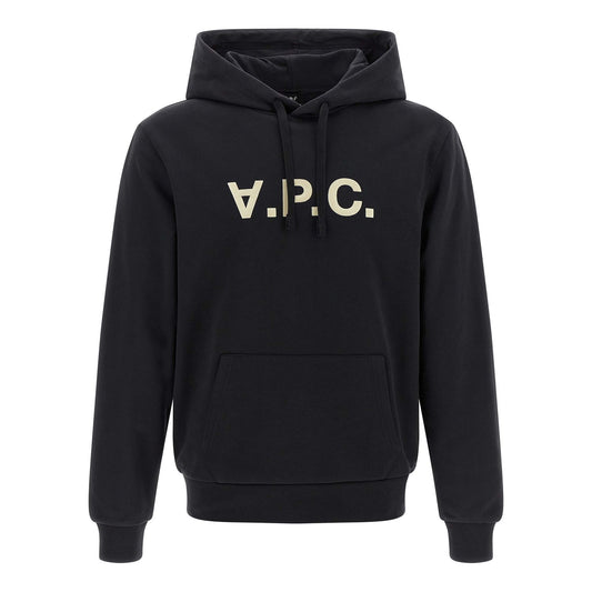 A.P.C. Black Cotton Hoodie
