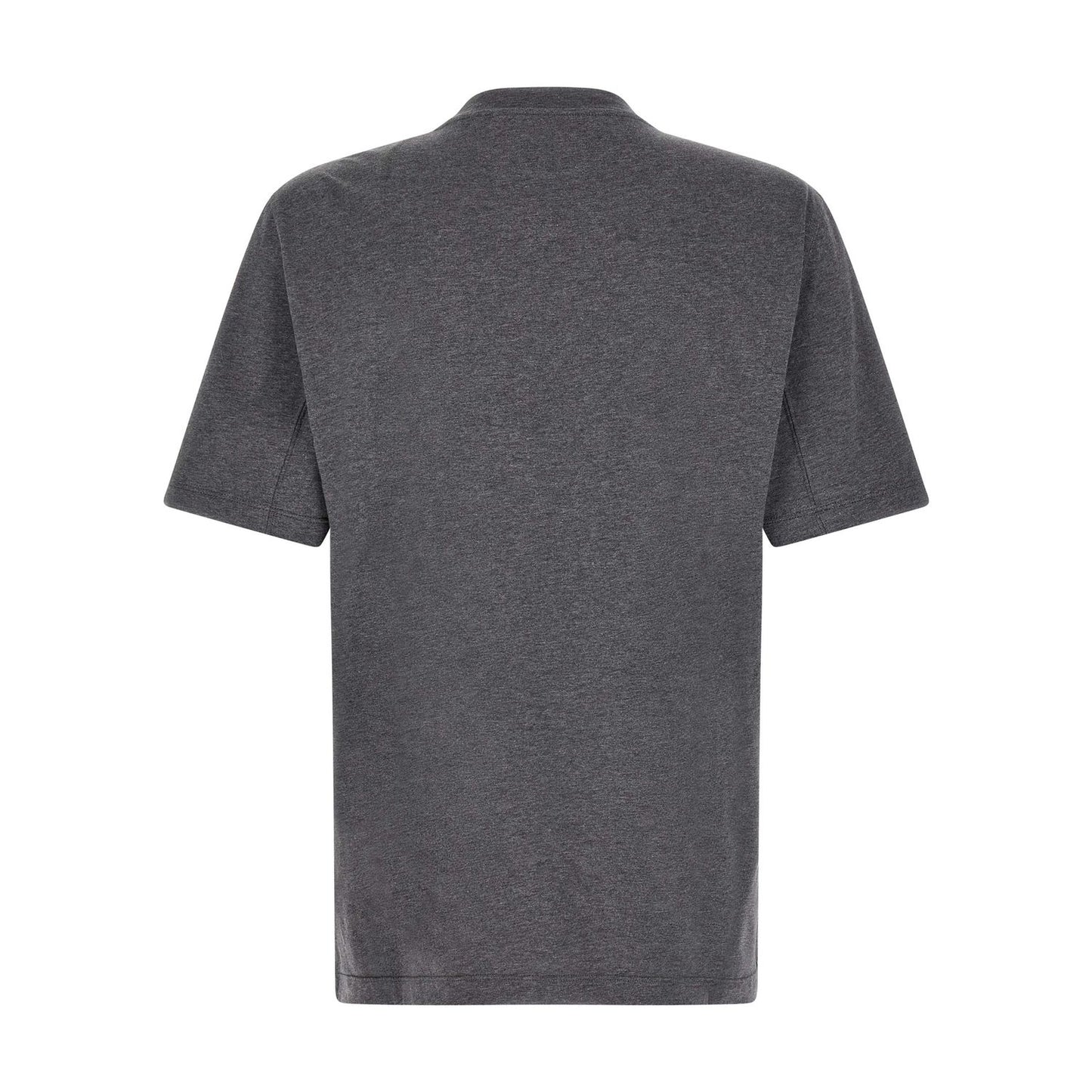 Brunello Cucinelli Gray Cotton T-Shirt