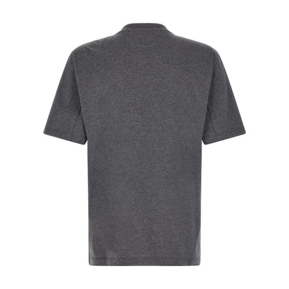 Brunello Cucinelli Gray Cotton T-Shirt