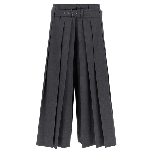 Brunello Cucinelli Gray Virgin Wool Bermuda Shorts