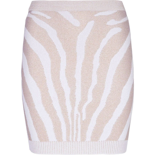 Balmain Skirts White AF1LB005KD48GAD