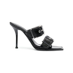 Alexander McQueen 100mm Buckled Leather Sandals 709990WHSWD1081