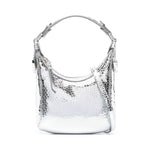 By Far Pre Cosmo metallic top-handle bag 23CRCMSASVFLGSMASV