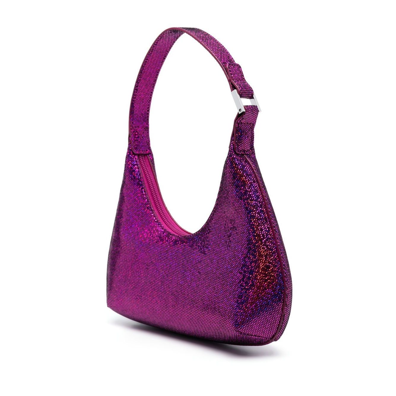 By Far Pre By Far glitter-detail shoulder bag