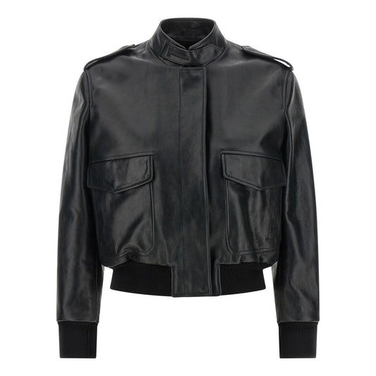 Tom Ford Black Lamb Leather Leather Jacket