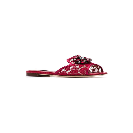 Dolce & Gabbana Rainbow Lace brooch-detail sandals CQ0023AG66780304