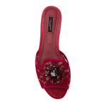 Dolce & Gabbana Rainbow Lace brooch-detail sandals CQ0023AG66780304