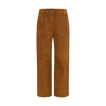 Magda Butrym Brown Lambskin Pants