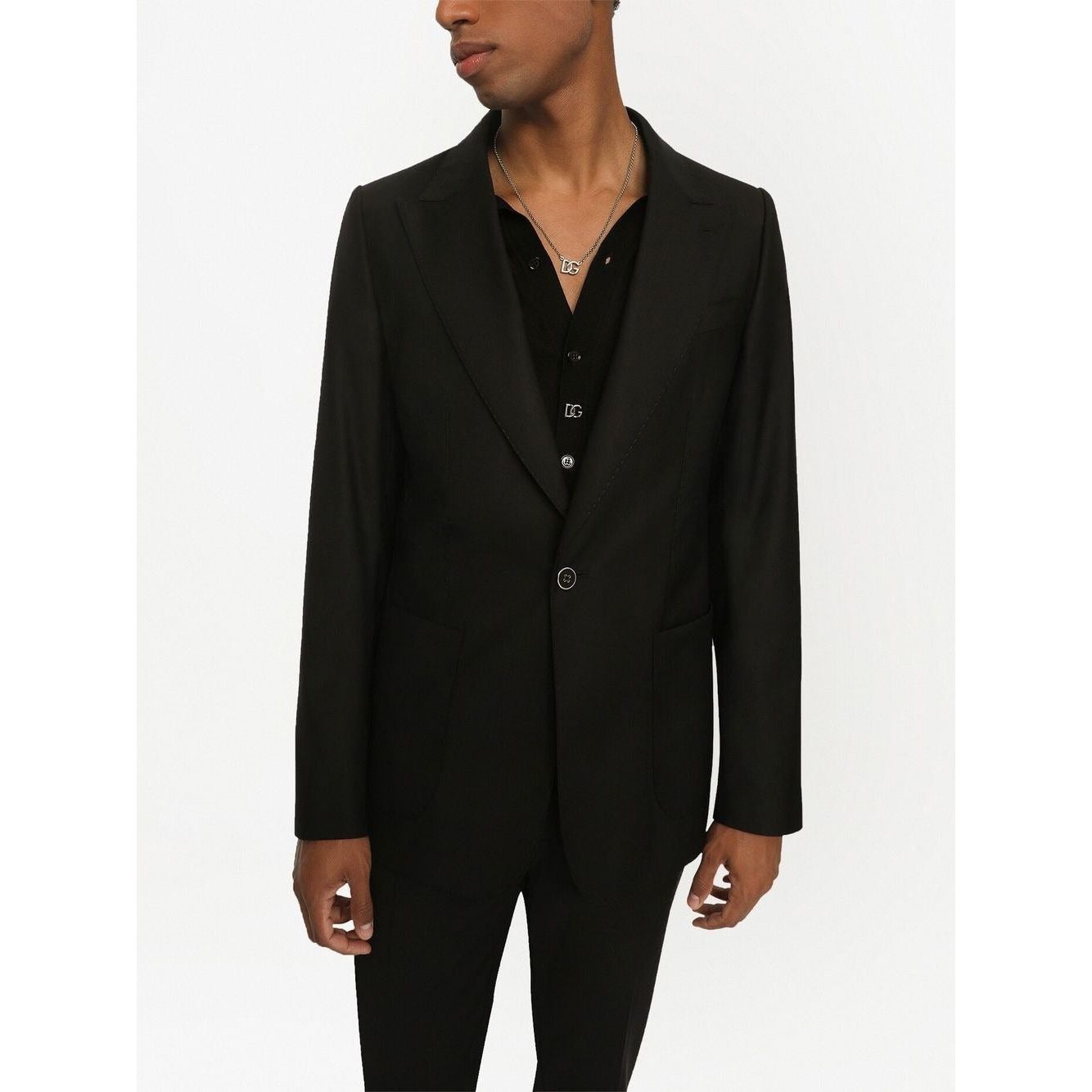 Dolce & Gabbana Single-breasted blazer G2QH0TFU3MBN0000