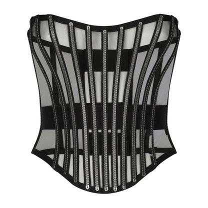 Dolce & Gabbana Tulle corset belt with boning