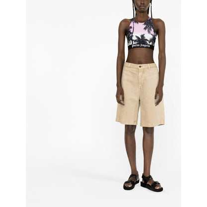 Palm Angels Top Purple Topwear