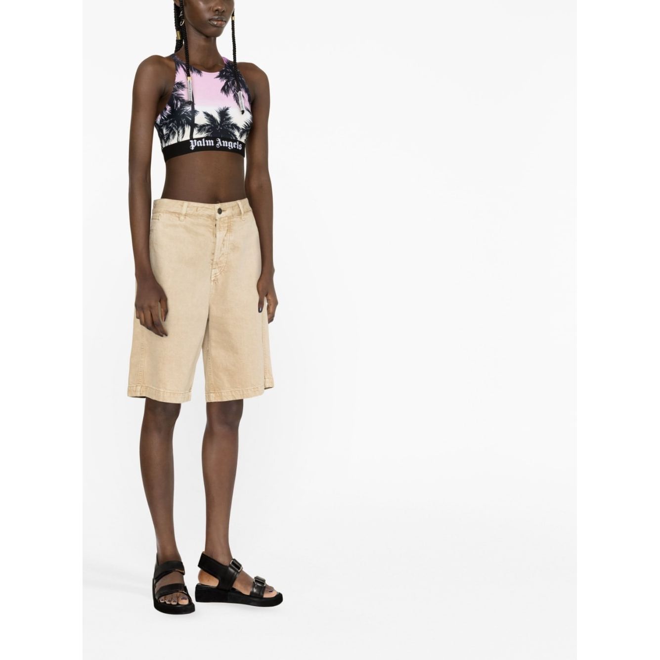 Palm Angels Top Purple Topwear