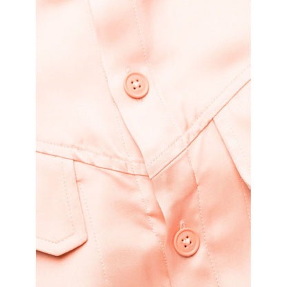 Off White twist-detail shirt dress