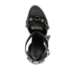 Balenciaga Cagole 110mm leather sandals
