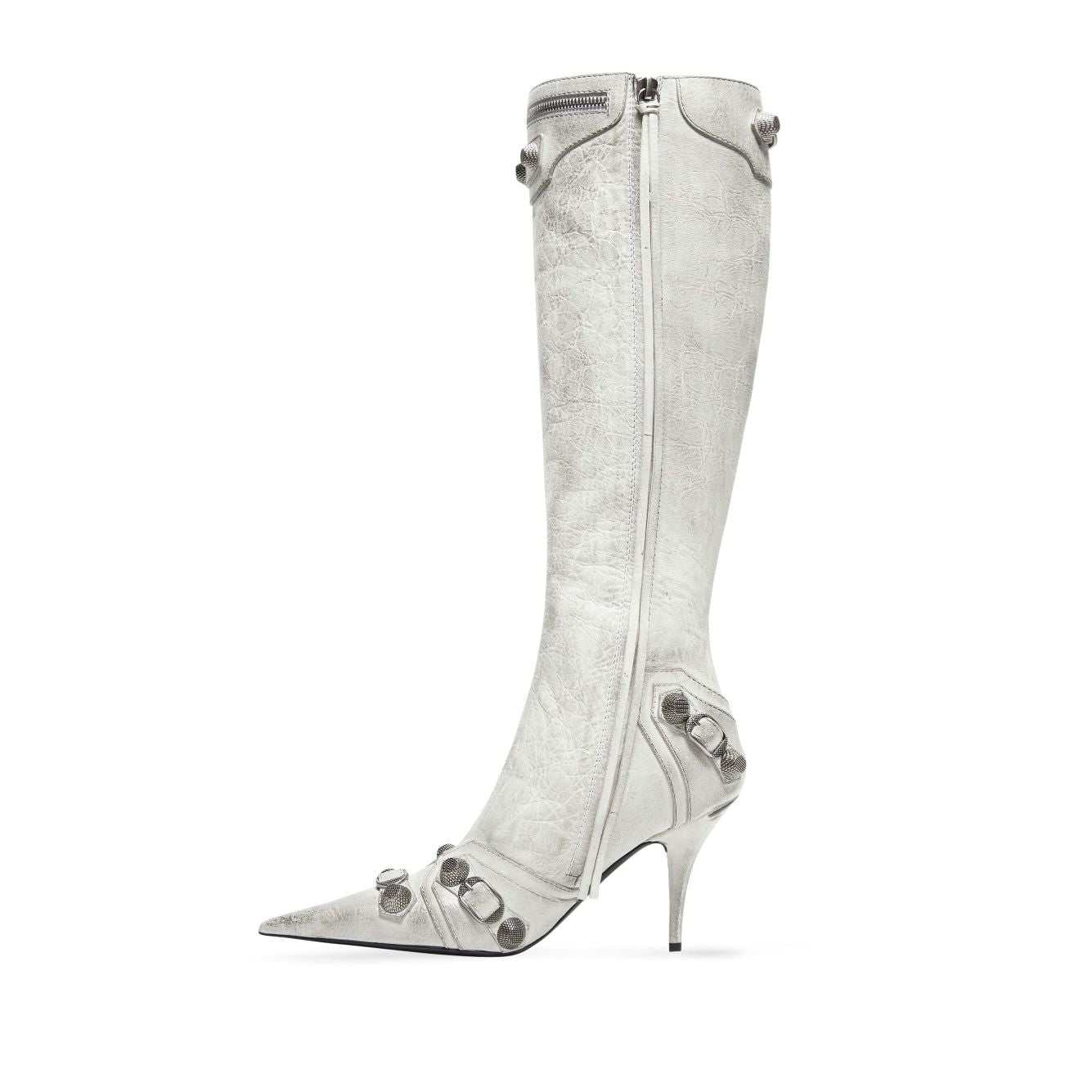 Balenciaga cagole leather boots