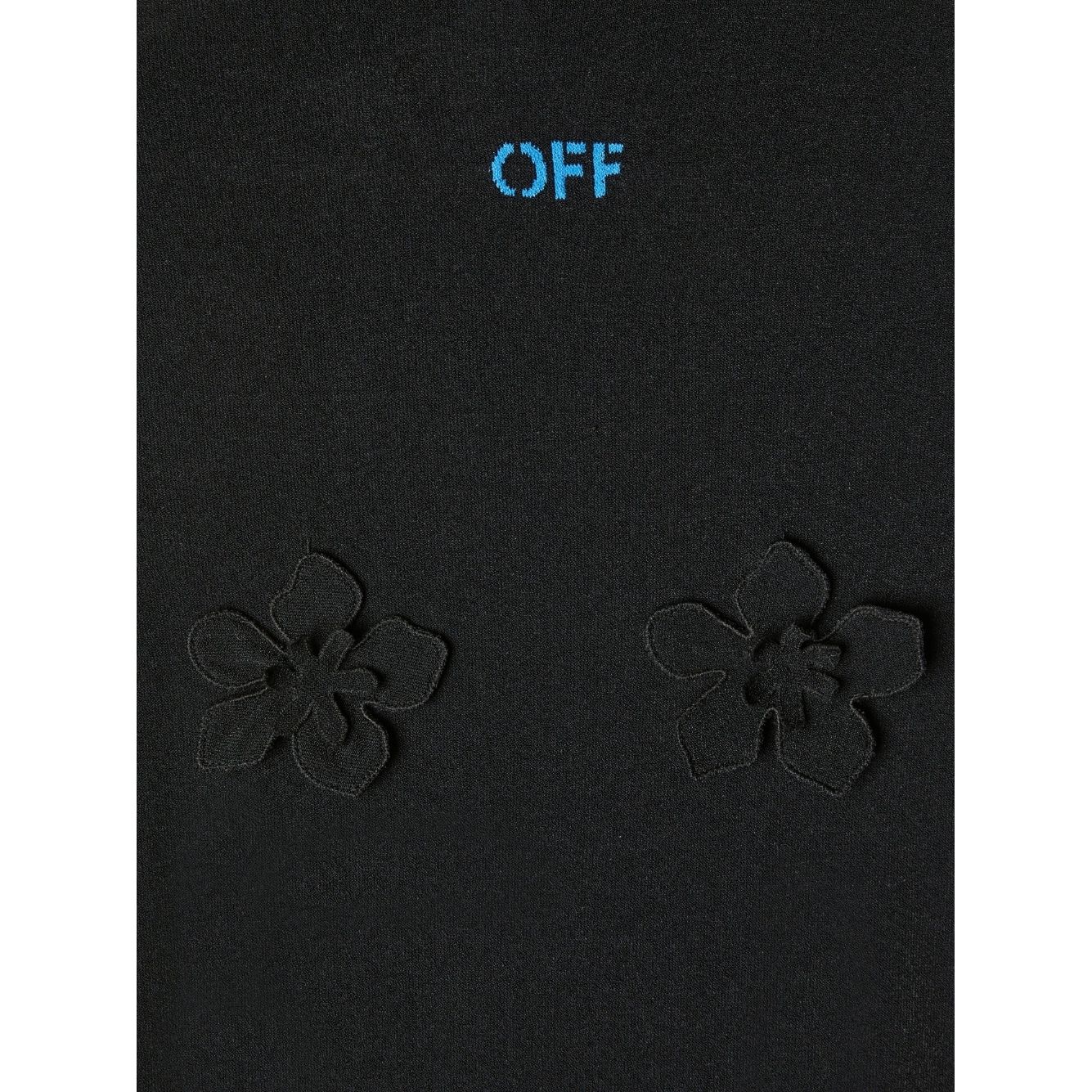 Off White High-neck long dress