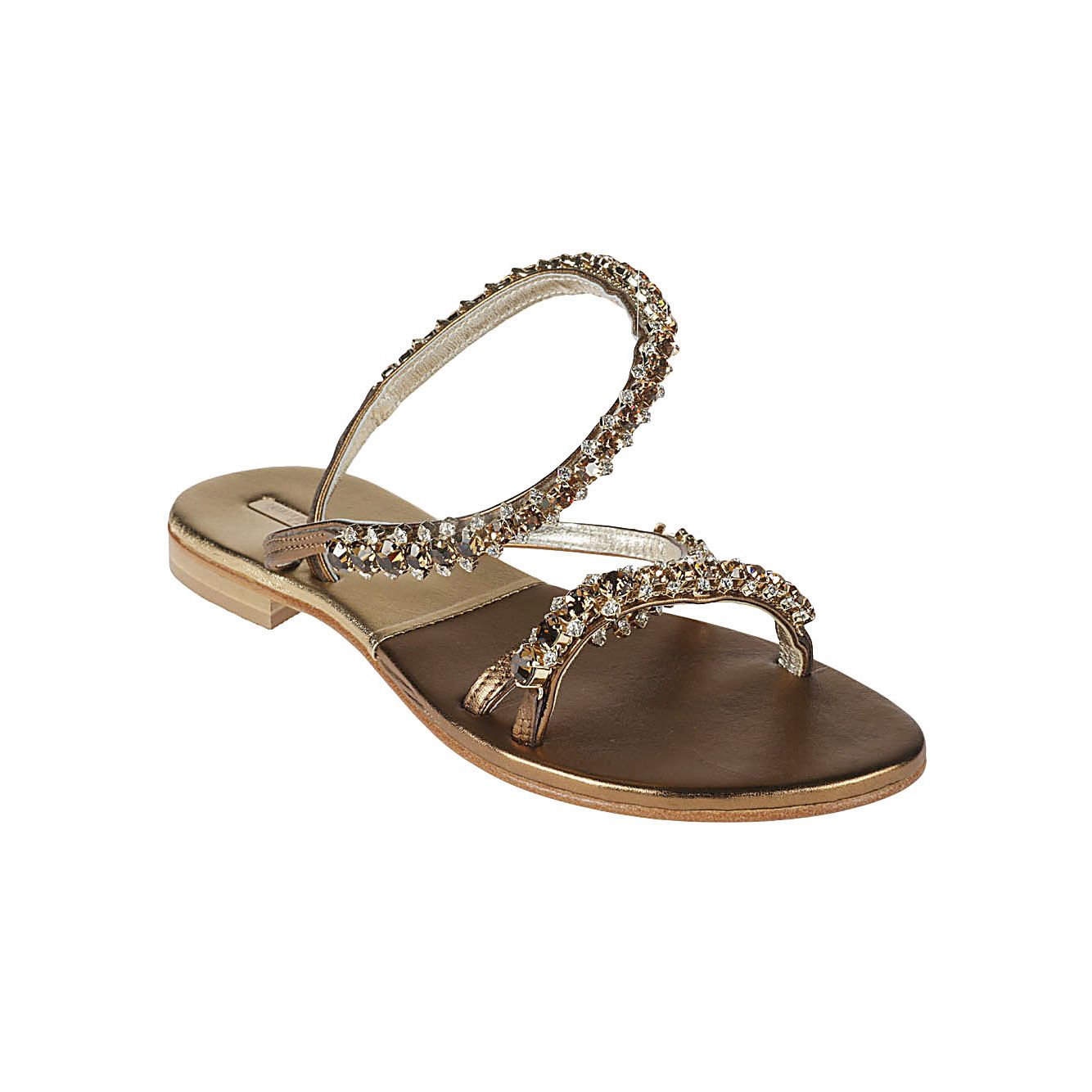 Emanuela Caruso Sandals Golden