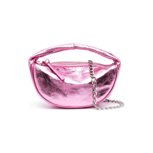 By Far Baby Cush Leather Shoulder Bag Fuchsia Shoulder By Far Thistle