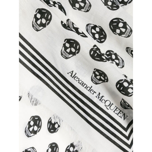 Alexander McQueen Skull wool scarf 590934D3222Q9260