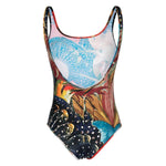 Alexander McQueen Hieronymus Bosch-print Jersey Bodysuit 745309QZAJB9101