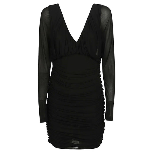 Saint Laurent Short dress with V-neck