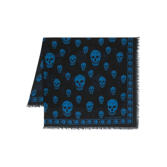 Alexander McQueen Skull silk blend scarf