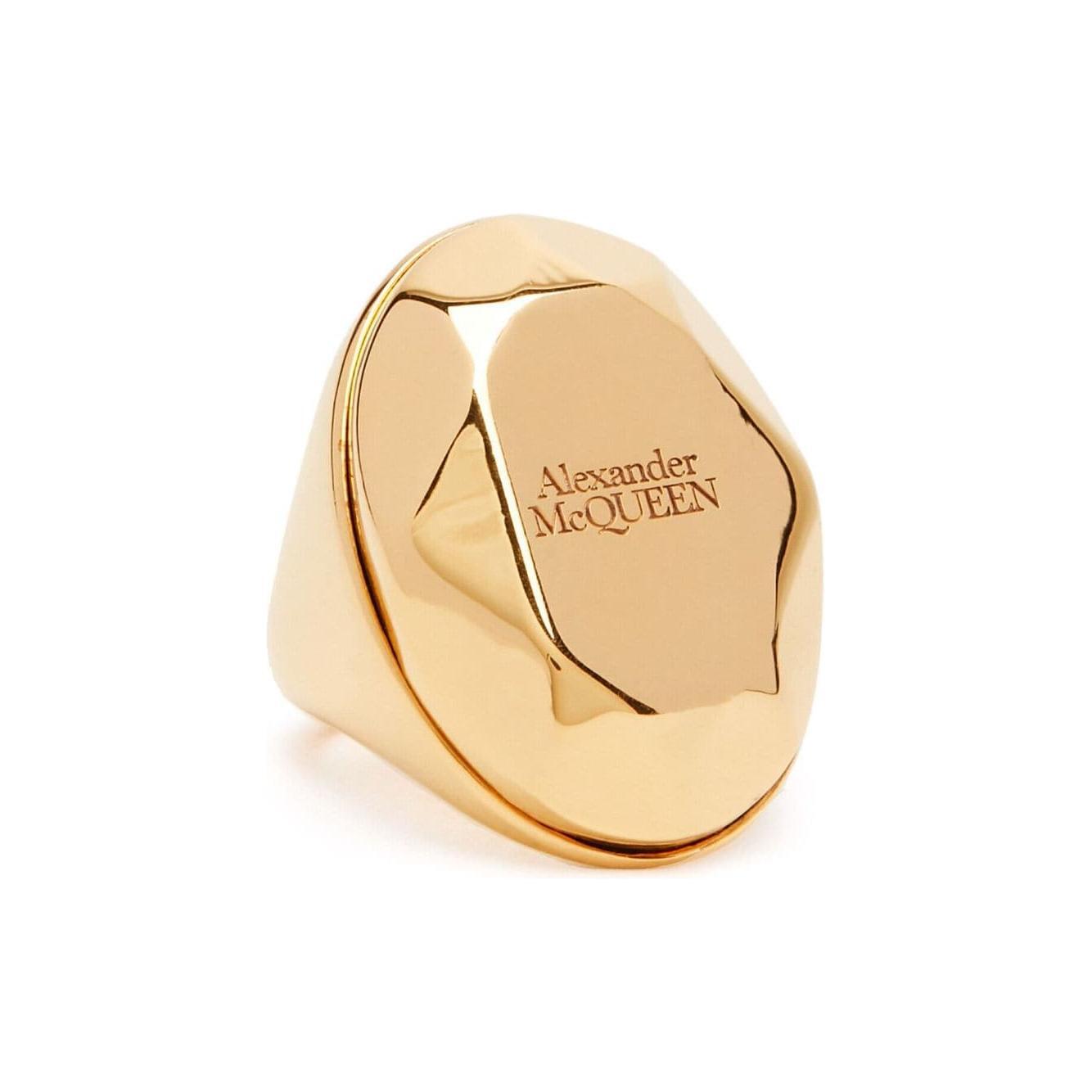 Alexander McQueen The Faceted Stone Ring 757452J160T0448