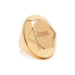 Alexander McQueen The Faceted Stone Ring 757452J160T0448