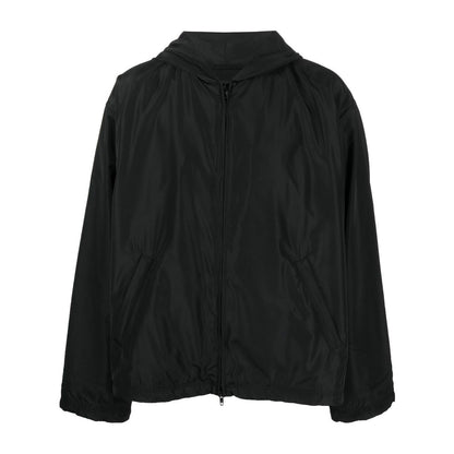 Balenciaga logo-print Hooded Windbreaker Jackets