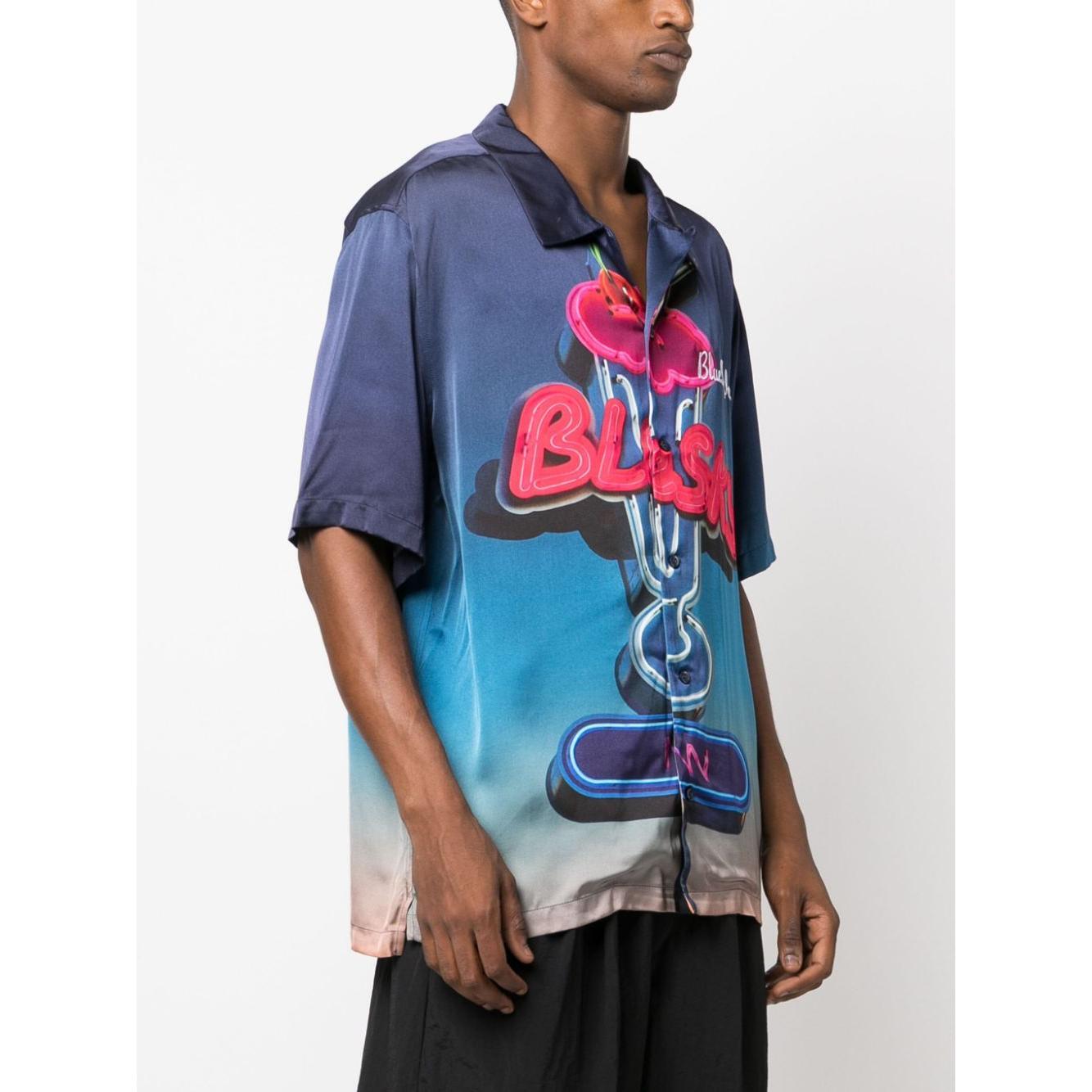 BLUE SKY INN Shirts Blue BS2302SH040PRINTMIL