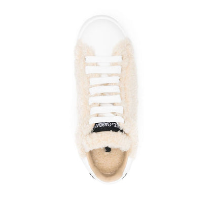 Dolce & Gabbana leather sneakers with embossed logo Sneakers
