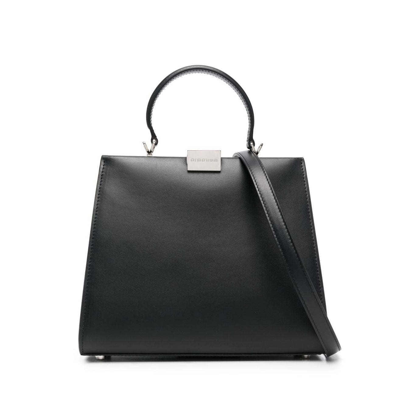 Armarium logo-plaque leather tote bag