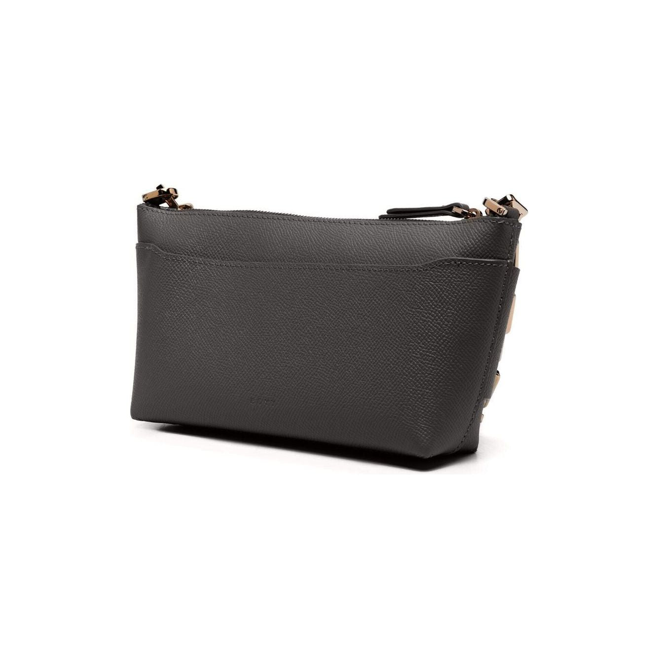 Front view with bag zipped and handles upright.