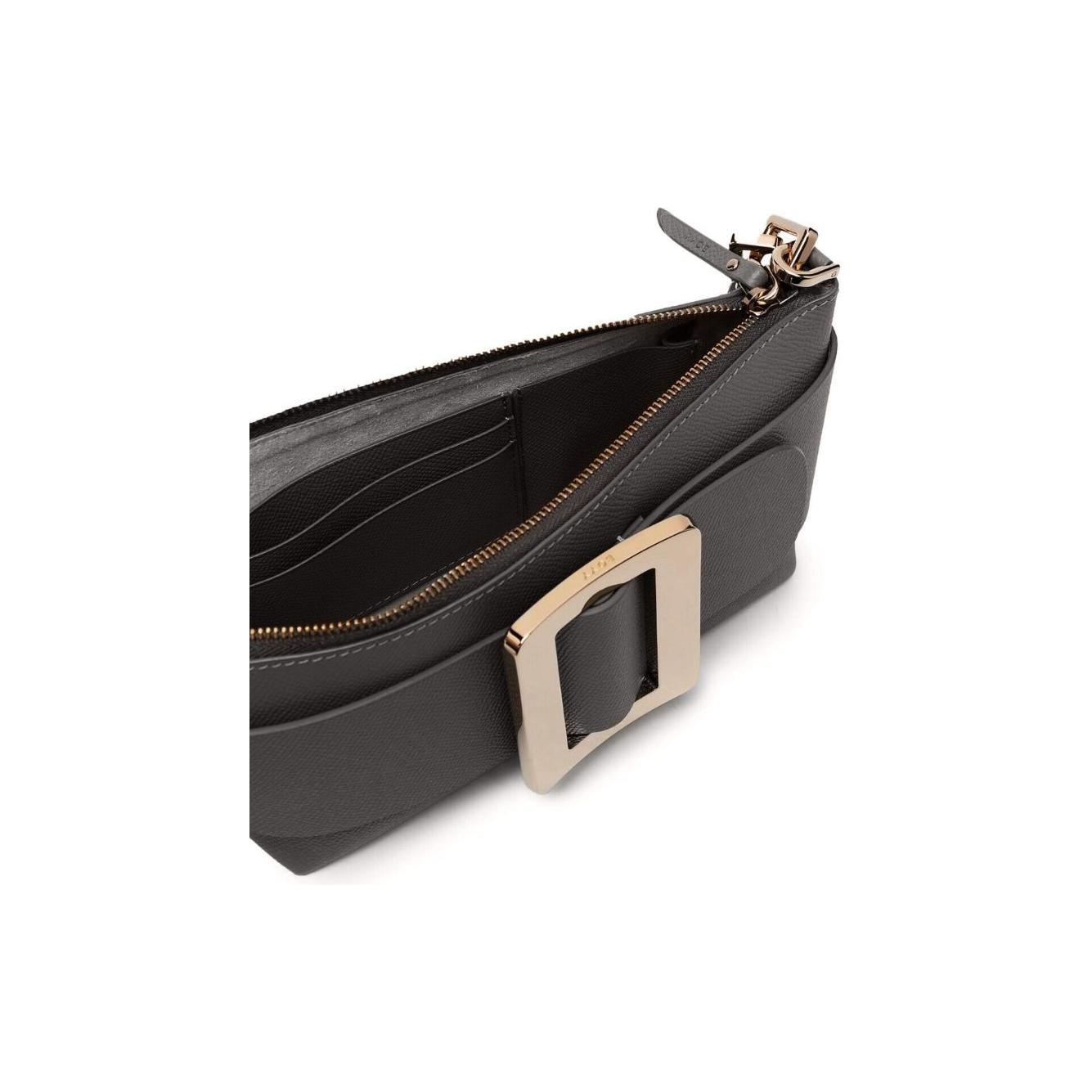 Front view with bag zipped and handles upright.