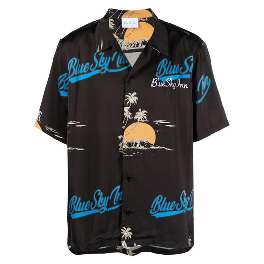 BLUE SKY INN Top Black BS2303SH047ISLAND