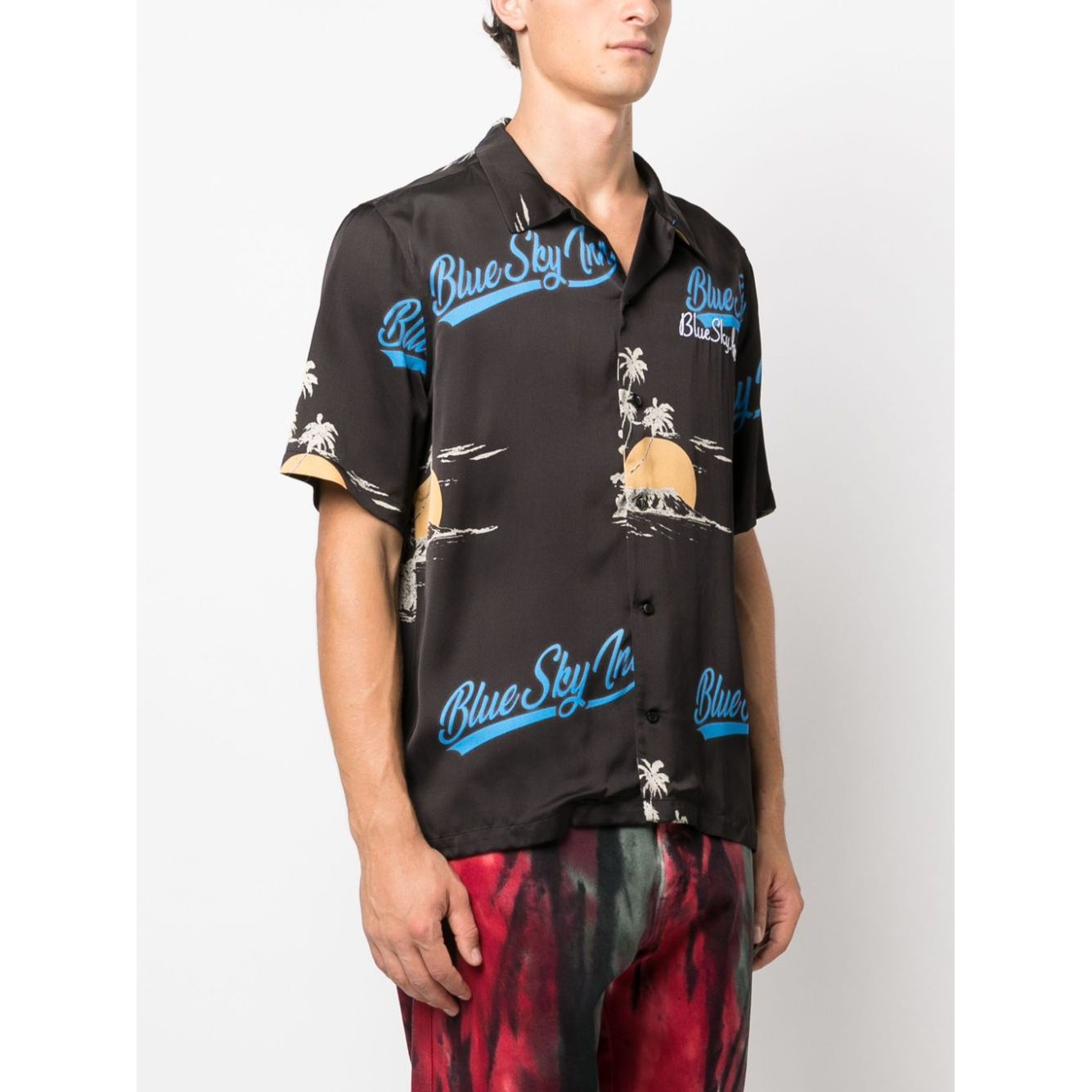 BLUE SKY INN Top Black