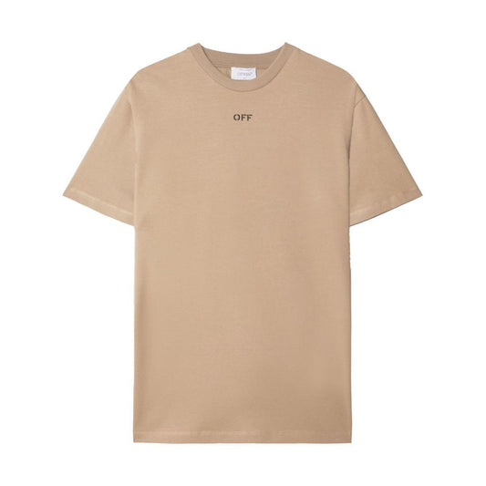 Off White Logo cotton t-shirt OMAA027F23JER0086110