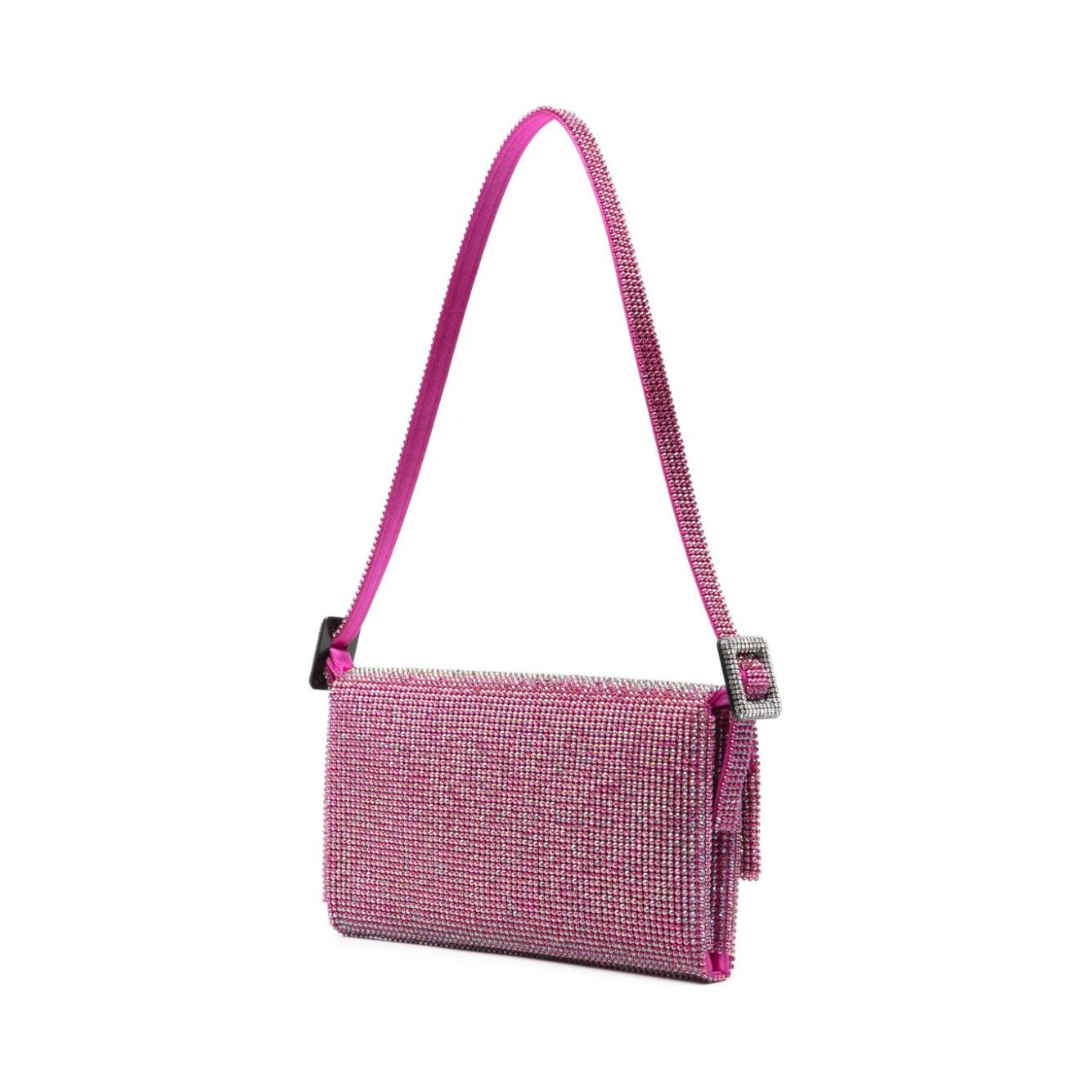 Front view with bag zipped and handles upright.
