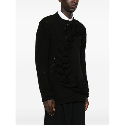HOMME PLUS Sweaters Black Topwear
