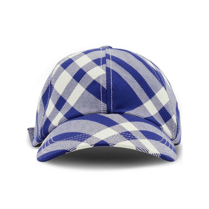 Burberry Checkered Baseball Cap Scarves Hats & Gloves