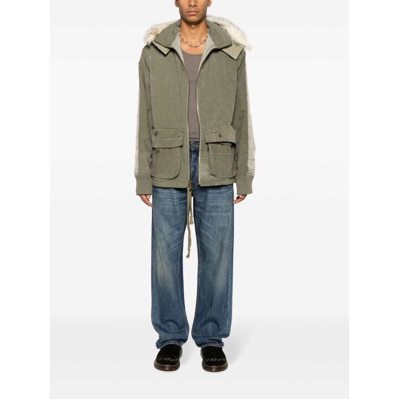 Greg Lauren Coats Beige