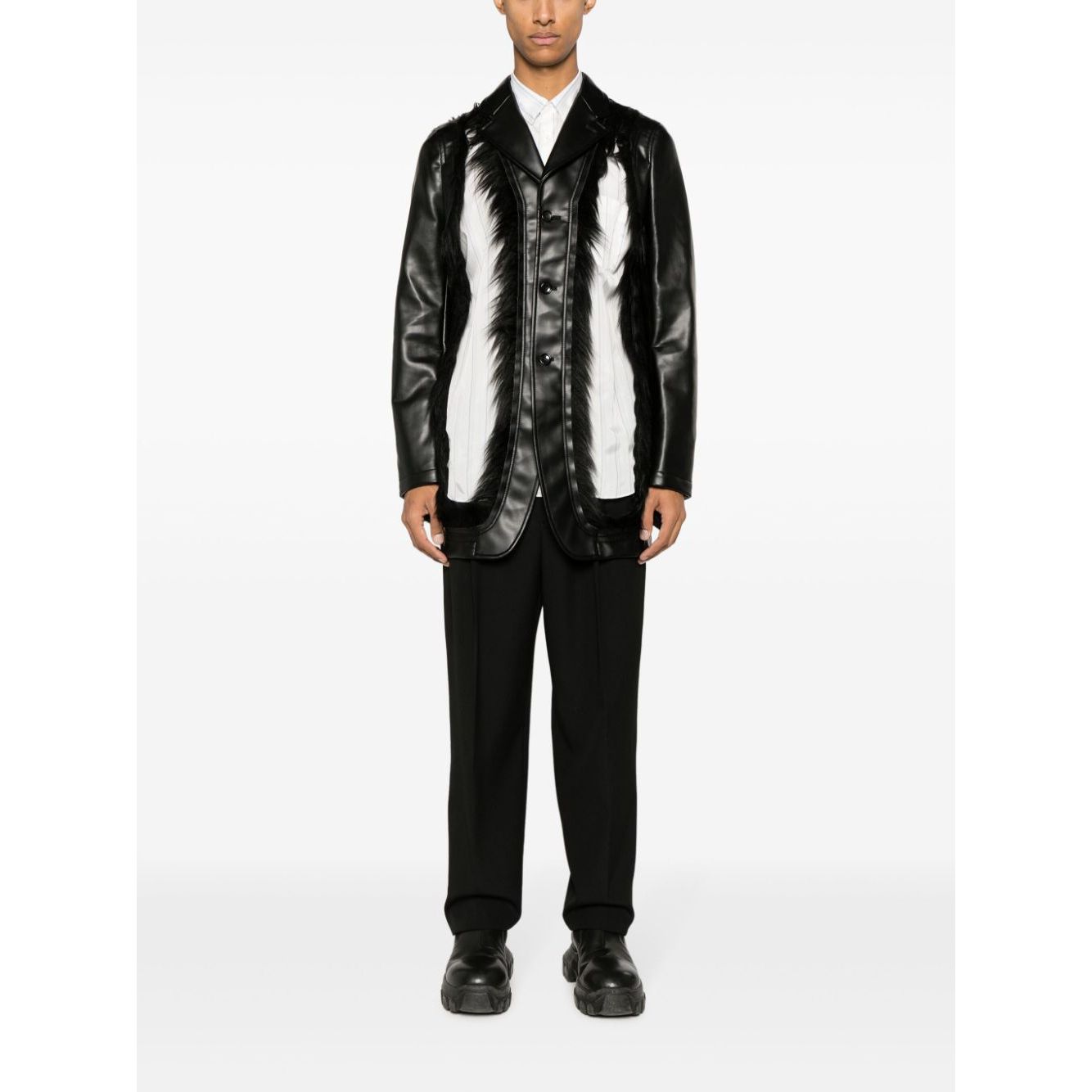 HOMME PLUS Jackets Black