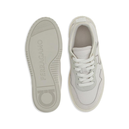 Ferragamo Sneakers White Sneakers Ferragamo Gray