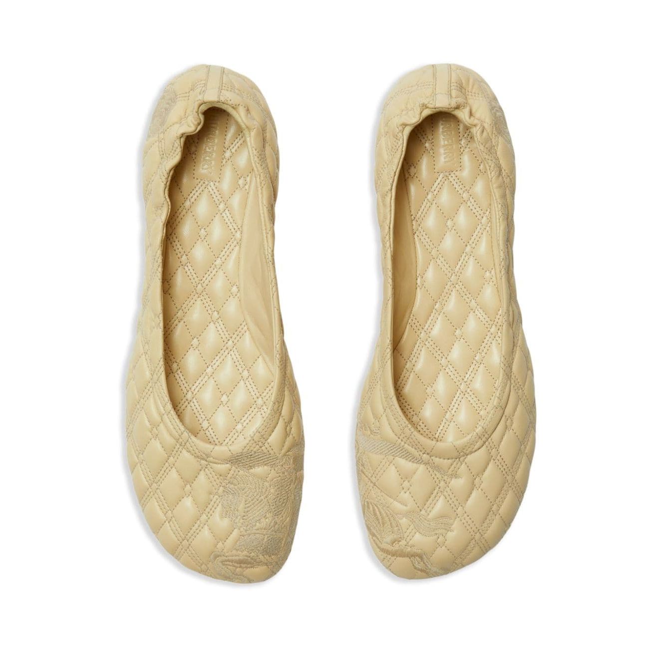 Burberry Sadler leather ballerinas Flat Shoes