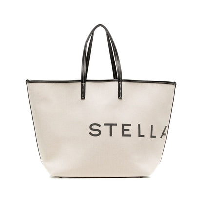 Stella McCartney Logo canvas tote bag