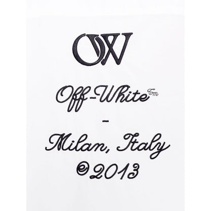 Off White Shirt with embroidery Shirts