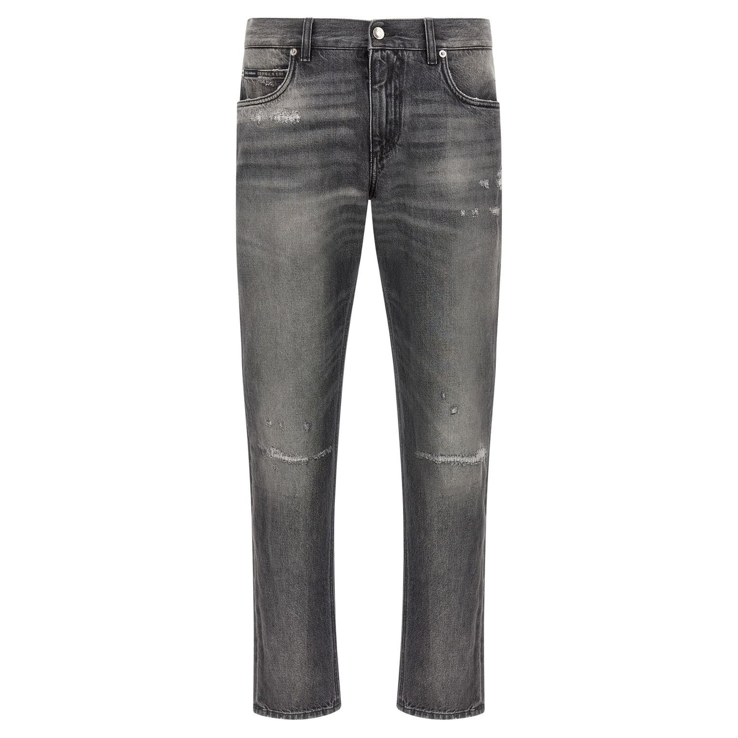 Dolce & Gabbana Gray Cotton Jeans Denim